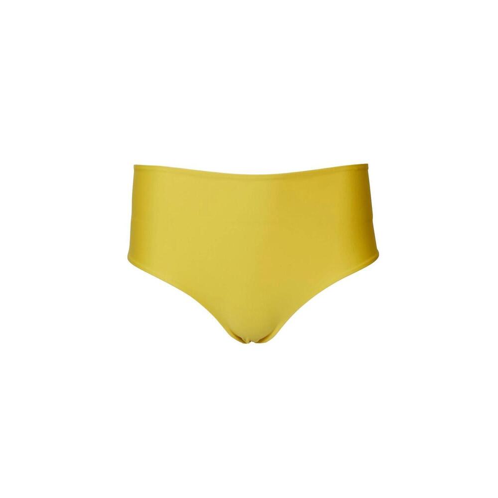 NEW SIRENA + THE SEA lolita high-waisted stretch bikini bottom in mustard
